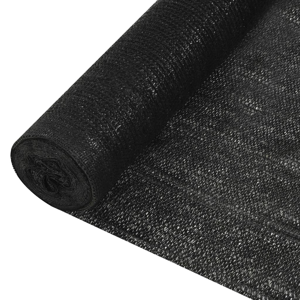 vidaXL 149368 Privacy Net Black 3.6x10 M Hdpe 195 G/m²