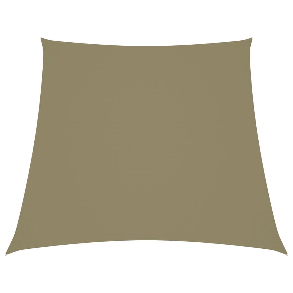 vidaXL 135189 Sunshade Sail Oxford Fabric Trapezium 4/5x4 M Beige