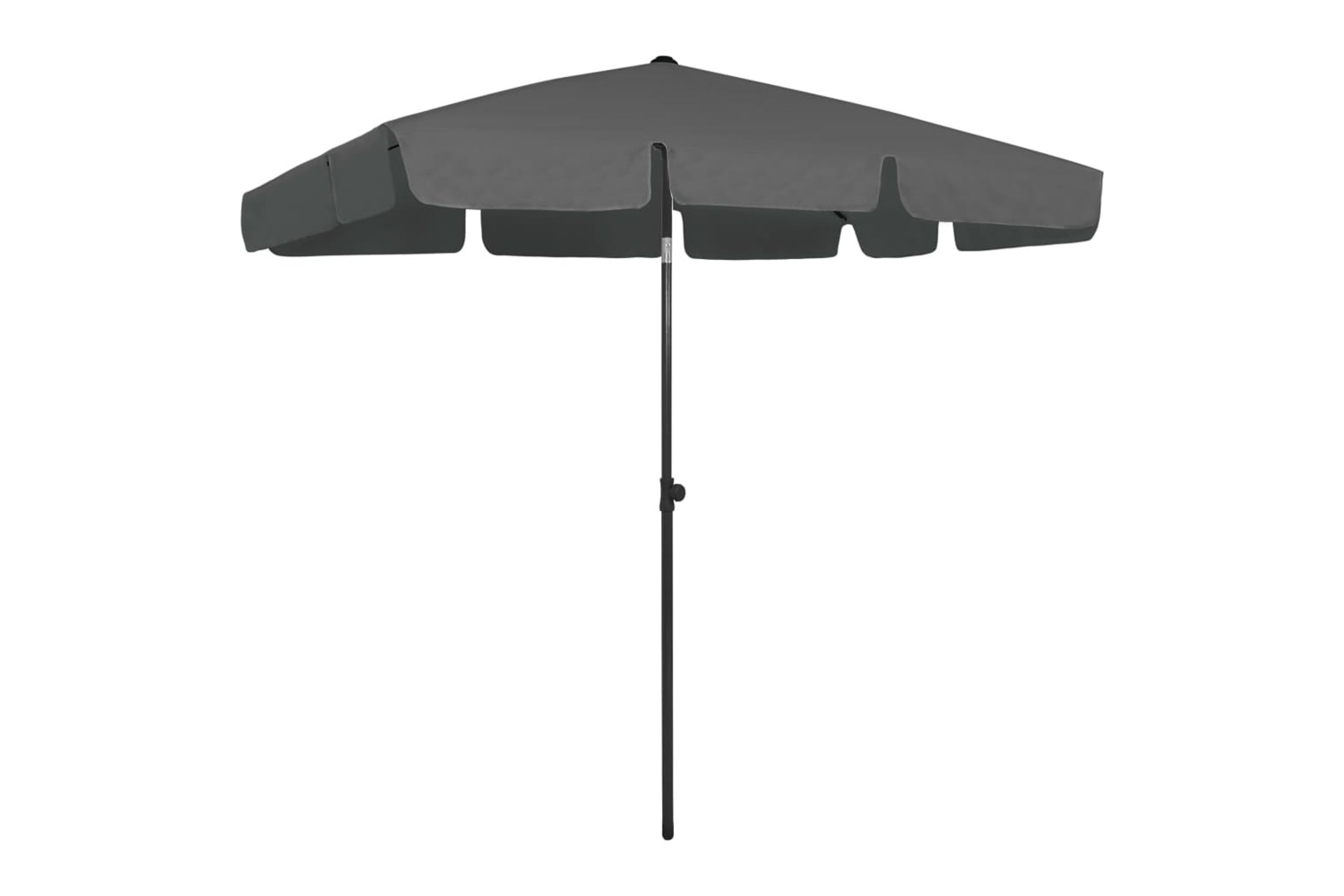 vidaXL 314729 Beach Umbrella Anthracite 200x125cm