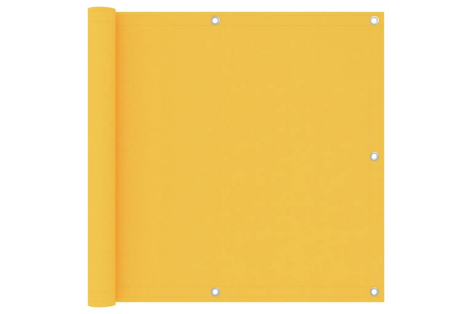 Vidaxl 135025 Balcony Screen Yellow 90x400 Cm Oxford Fabric
