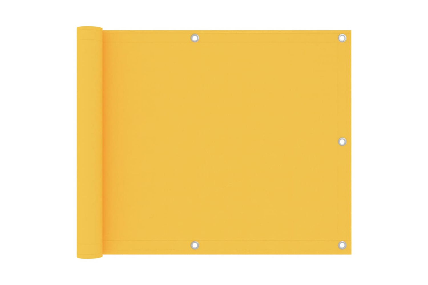 vidaXL 135023 Balcony Screen Yellow 75x600cm Oxford Fabric