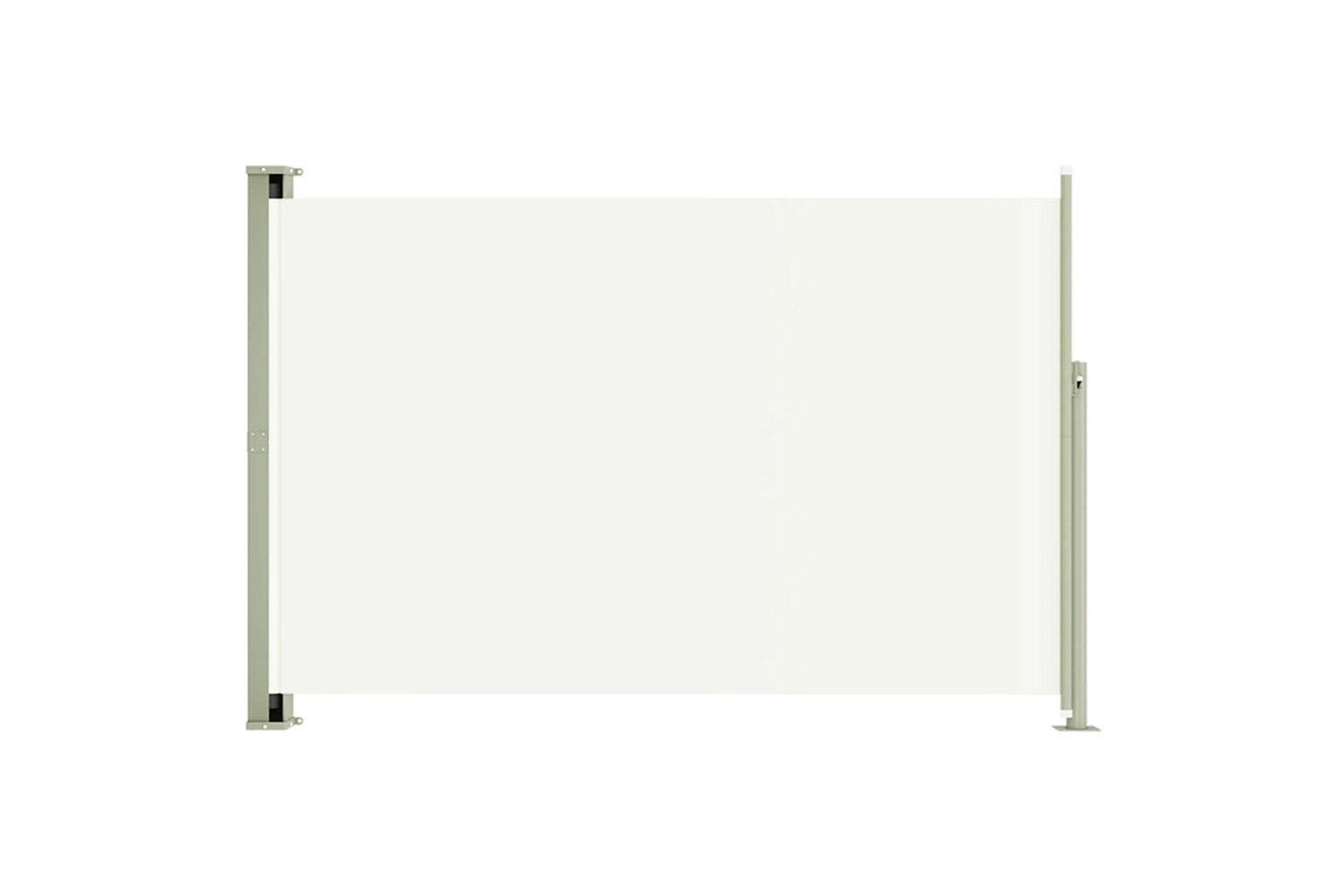 vidaXL 317899 Patio Retractable Side Awning 200x300cm Cream
