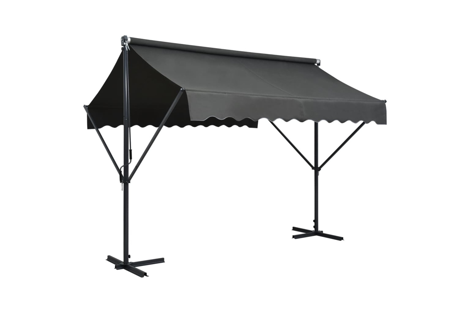 vidaXL 145885 Free Standing Awning 300x300cm Anthracite