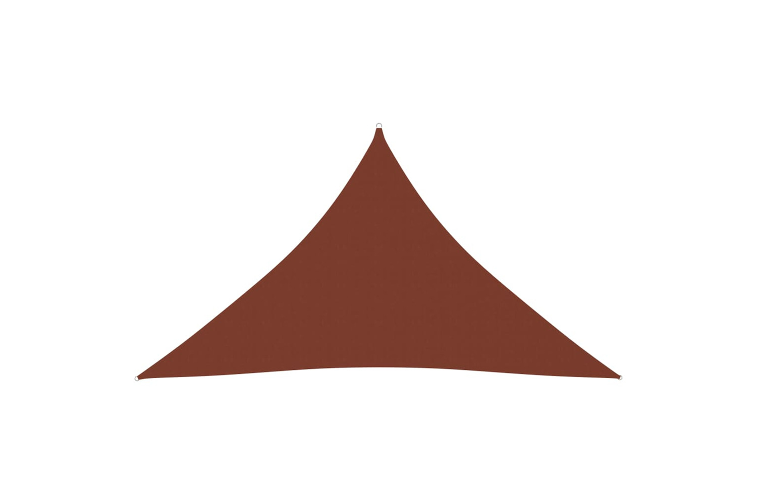 vidaXL 135389 Sunshade Sail Oxford Fabric Triangular 2.5x2.5x3.5 M Terracotta