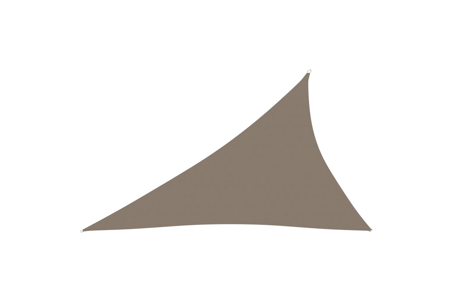 vidaXL 135459 Sunshade Sail Oxford Fabric Triangular 4x5x6.4 M Taupe