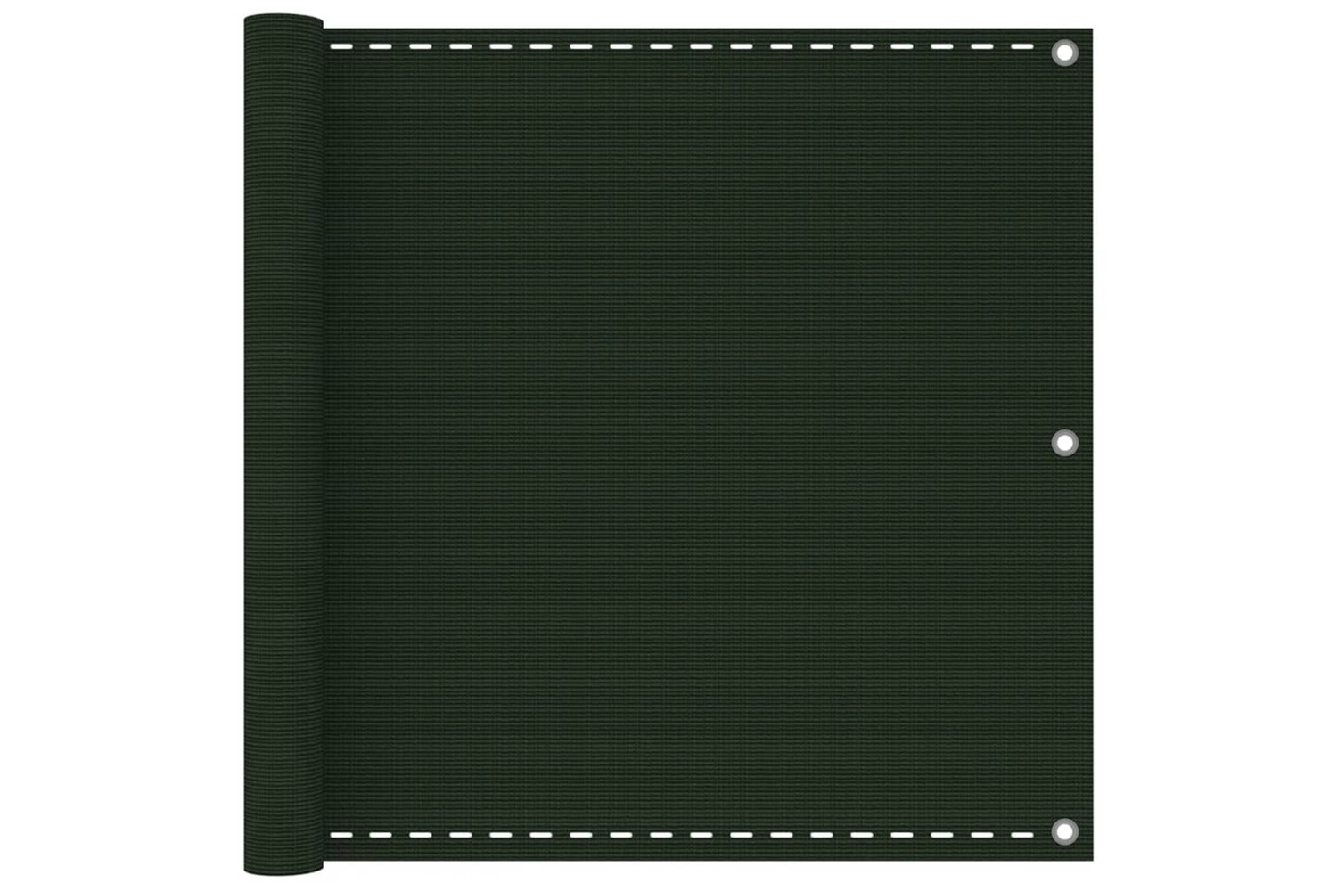 vidaXL 310974 Balcony Screen Dark Green 90x500cm Hdpe