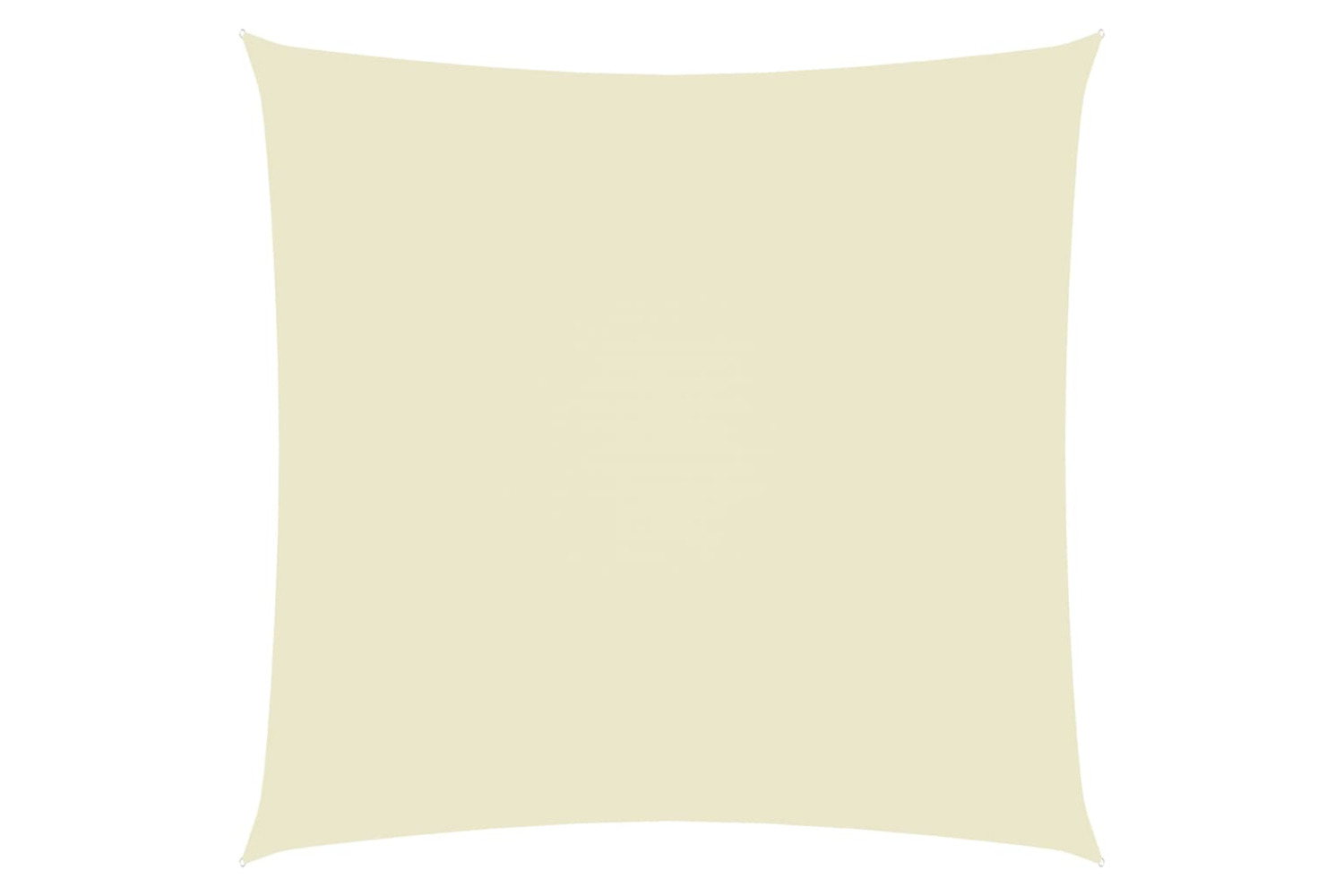 vidaXL 135197 Sunshade Sail Oxford Fabric Square 6x6 M Cream