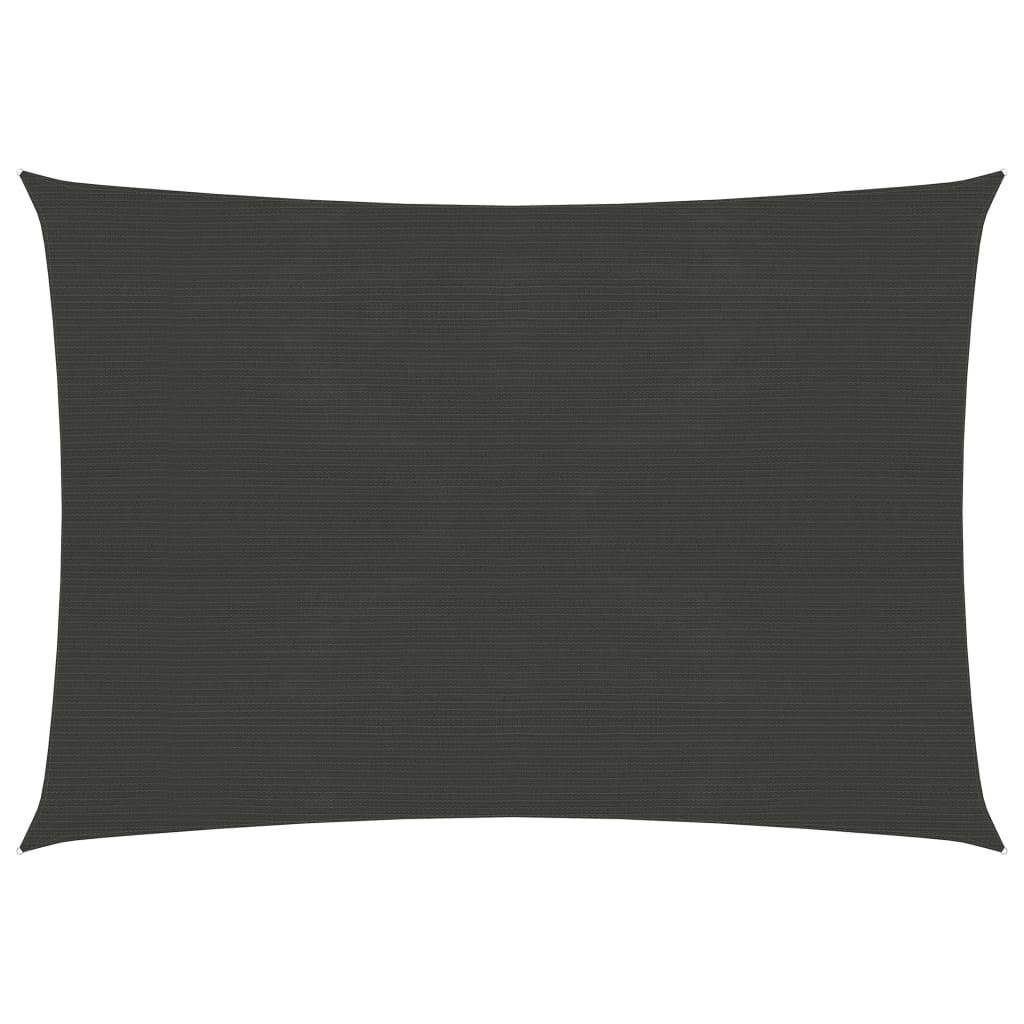vidaXL 311078 Sunshade Sail 160 G/m² Anthracite 4x5 M Hdpe