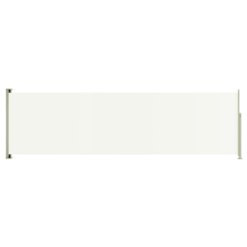 vidaXL 317965 Patio Retractable Side Awning 180x600cm Cream
