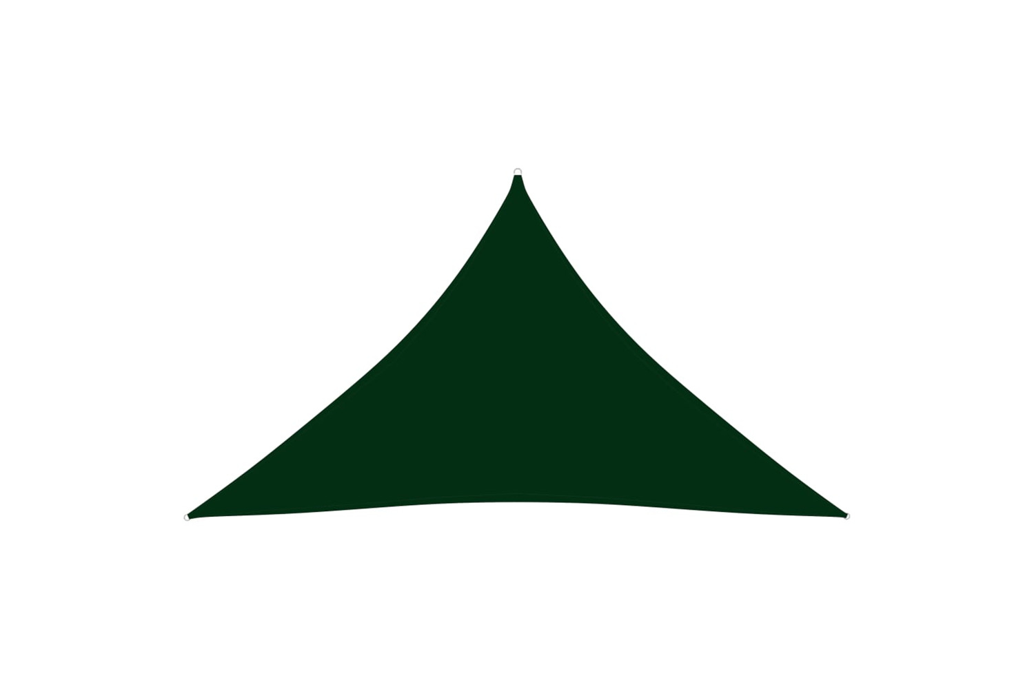 vidaXL 135505 Sunshade Sail Oxford Fabric Triangular 3.5x3.5x4.9 M Dark Green