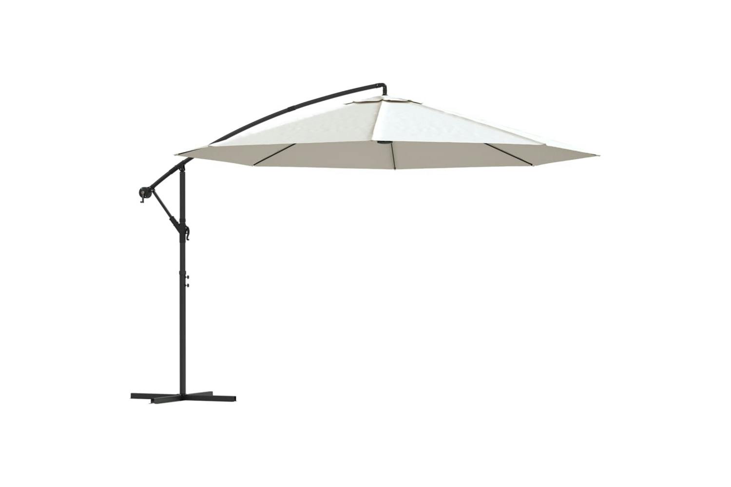 Vidaxl 42199 Cantilever Umbrella 3.5 M Sand White