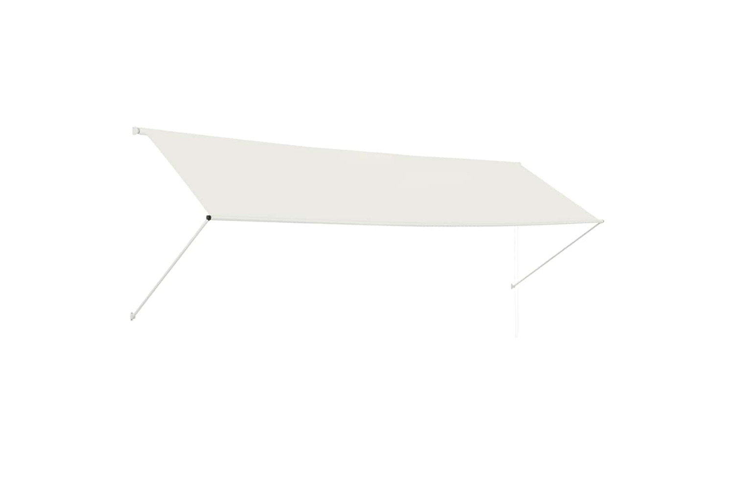 Vidaxl Retractable Awning 400x150 Cm Cream