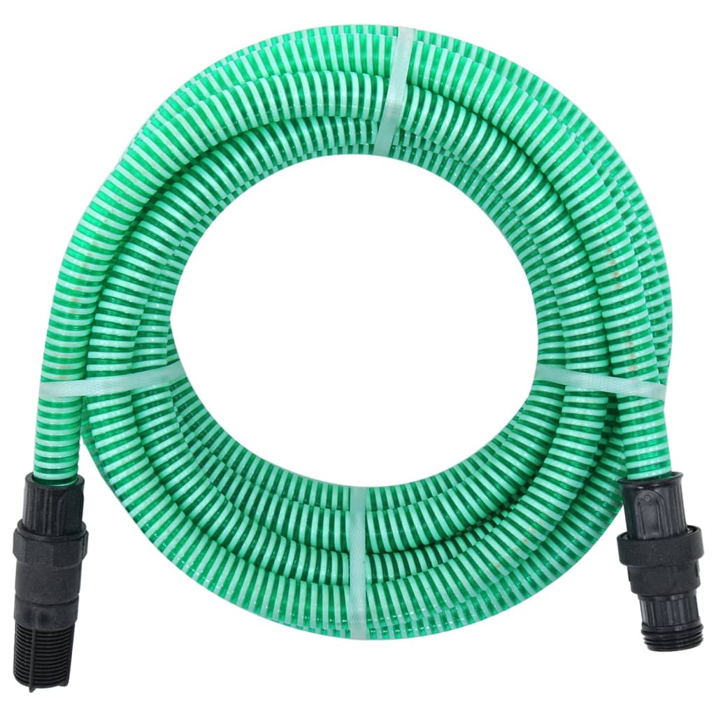vidaXL 151071 Suction Hose With Pvc Connectors 7 M 22mm Green