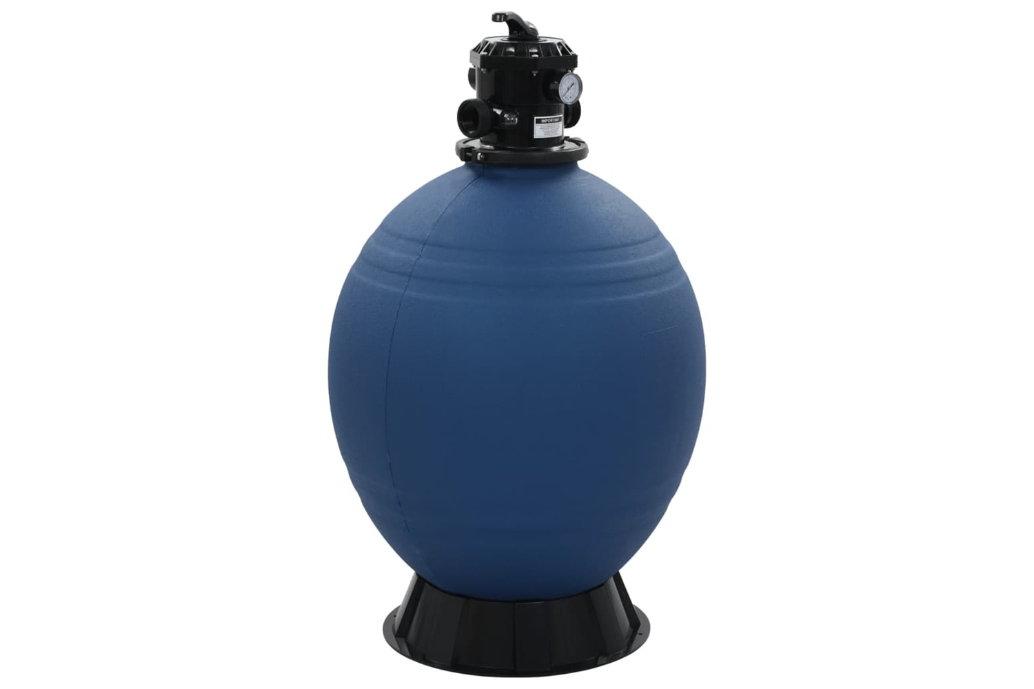 vidaXL 91728 Pool Sand Filter With 6 Position Valve Blue 660mm