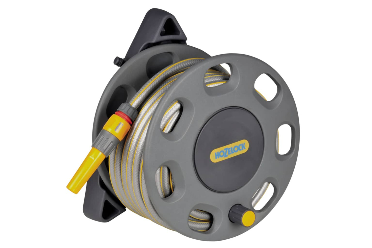 Hozelock 404443 Wall Mounted Hose Reel 30 M With 15 M Hose