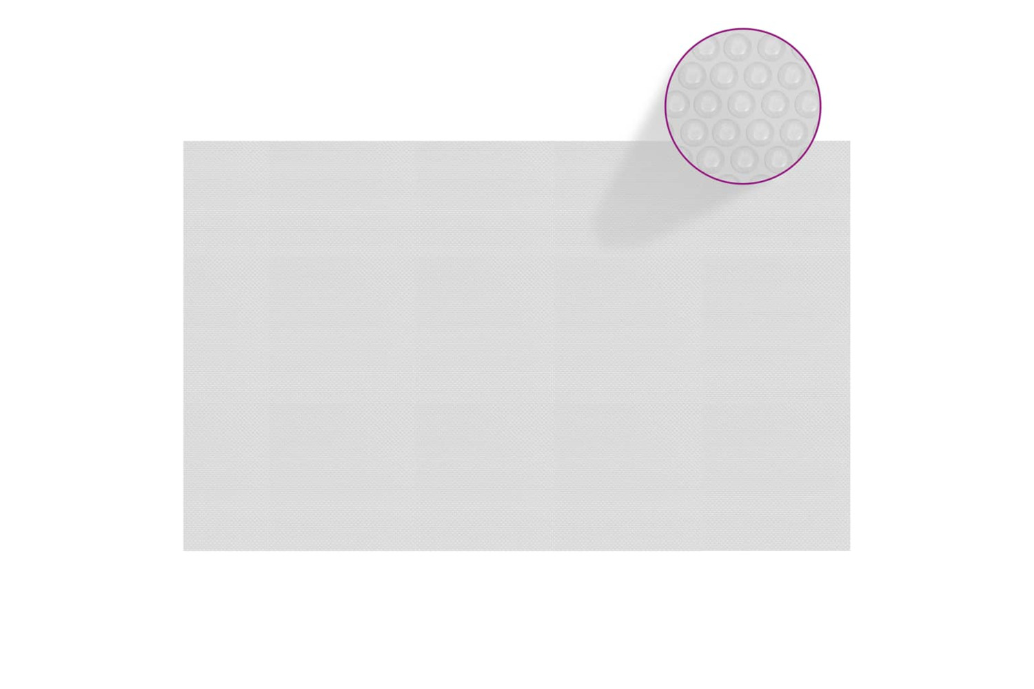 vidaXL 93005 Floating Pe Solar Pool Film 260x160cm Grey