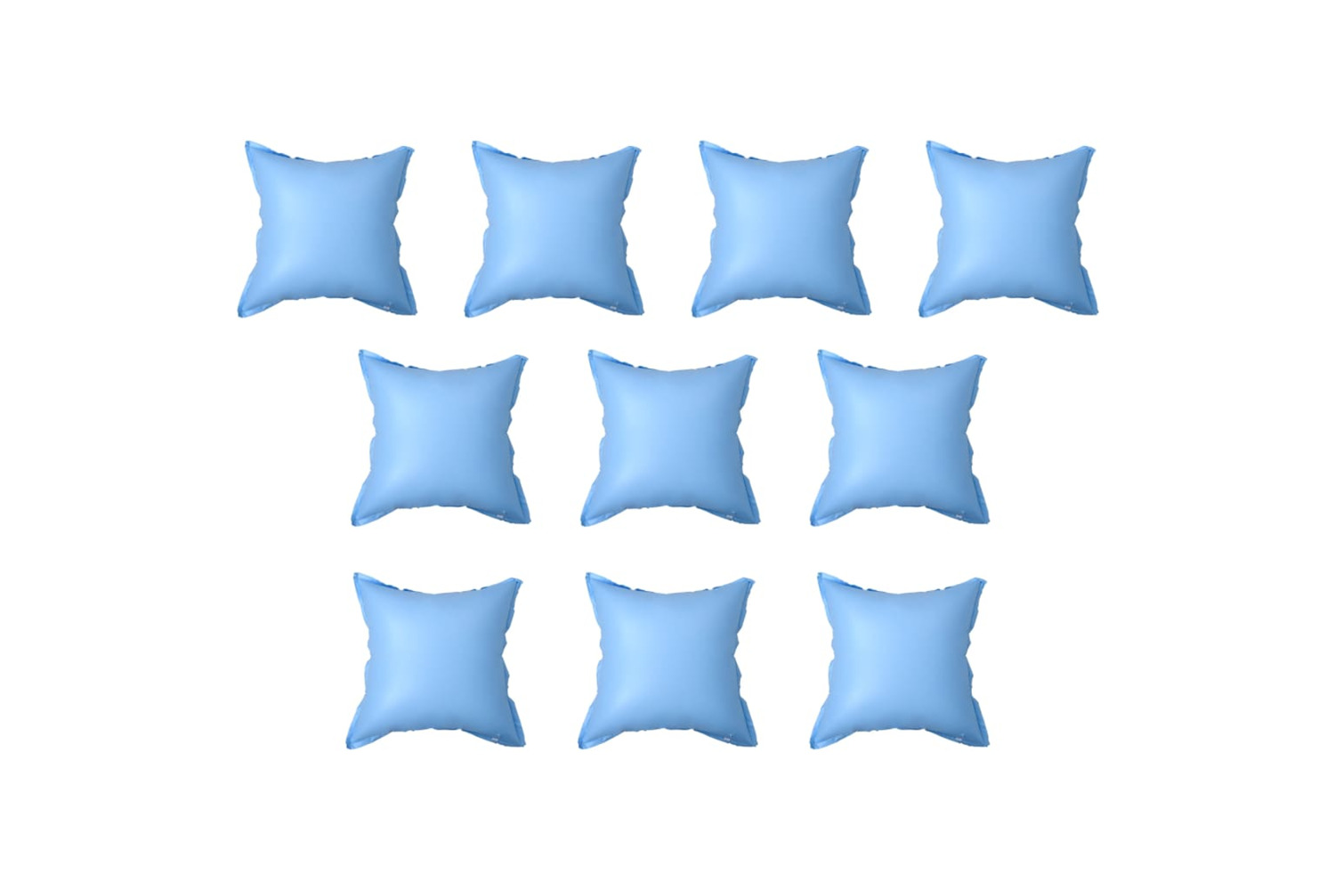 vidaXL 92436 Inflatable Winter Air Pillows For Above-ground Pool Cover 10 Pcs Pvc
