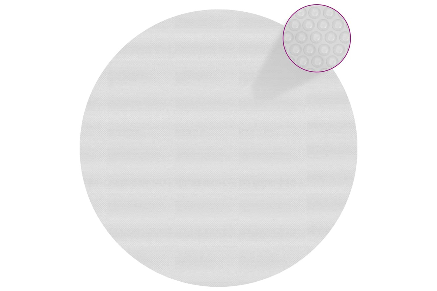 vidaXL 93000 Floating Pe Solar Pool Film 417cm Grey