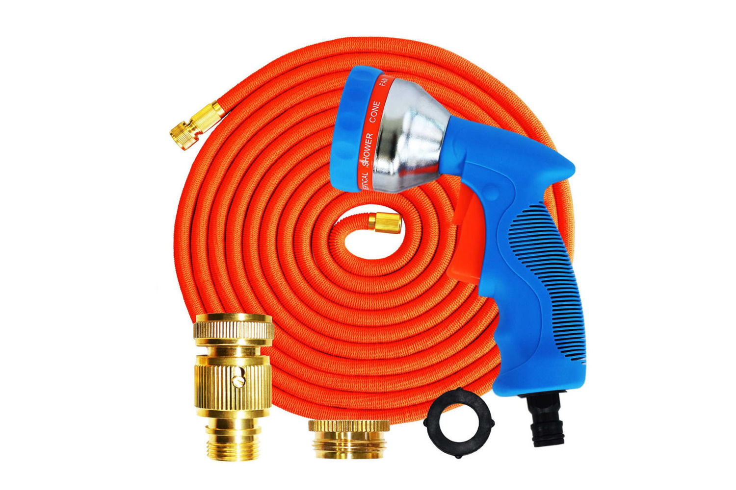 Gruntek 444997 8 Piece Flexible Garden Hose Kit King Cobra 22.5 M
