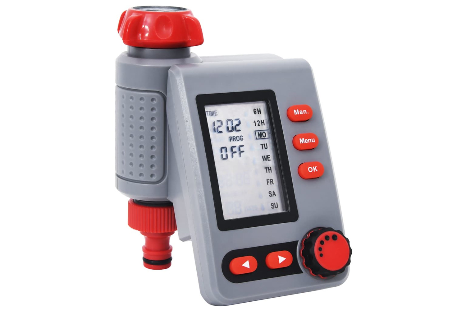 vidaXL 147884 Garden Digital Water Timer With Single Outlet