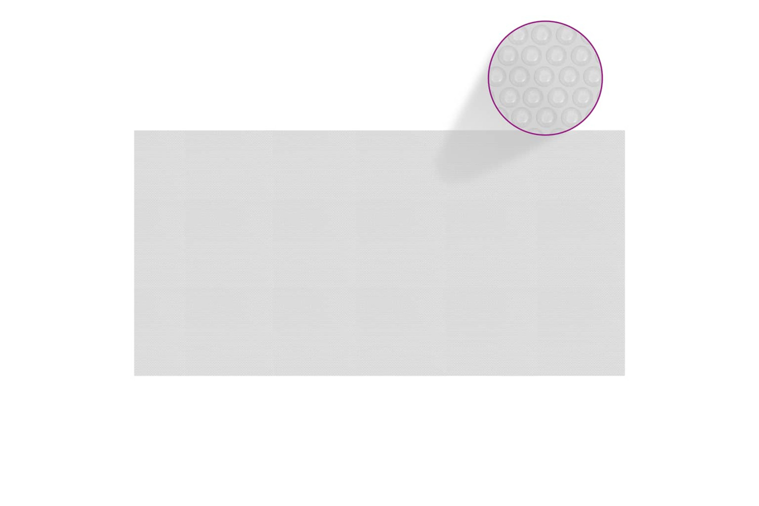 vidaXL 93010 Floating Pe Solar Pool Film 400x200cm Grey