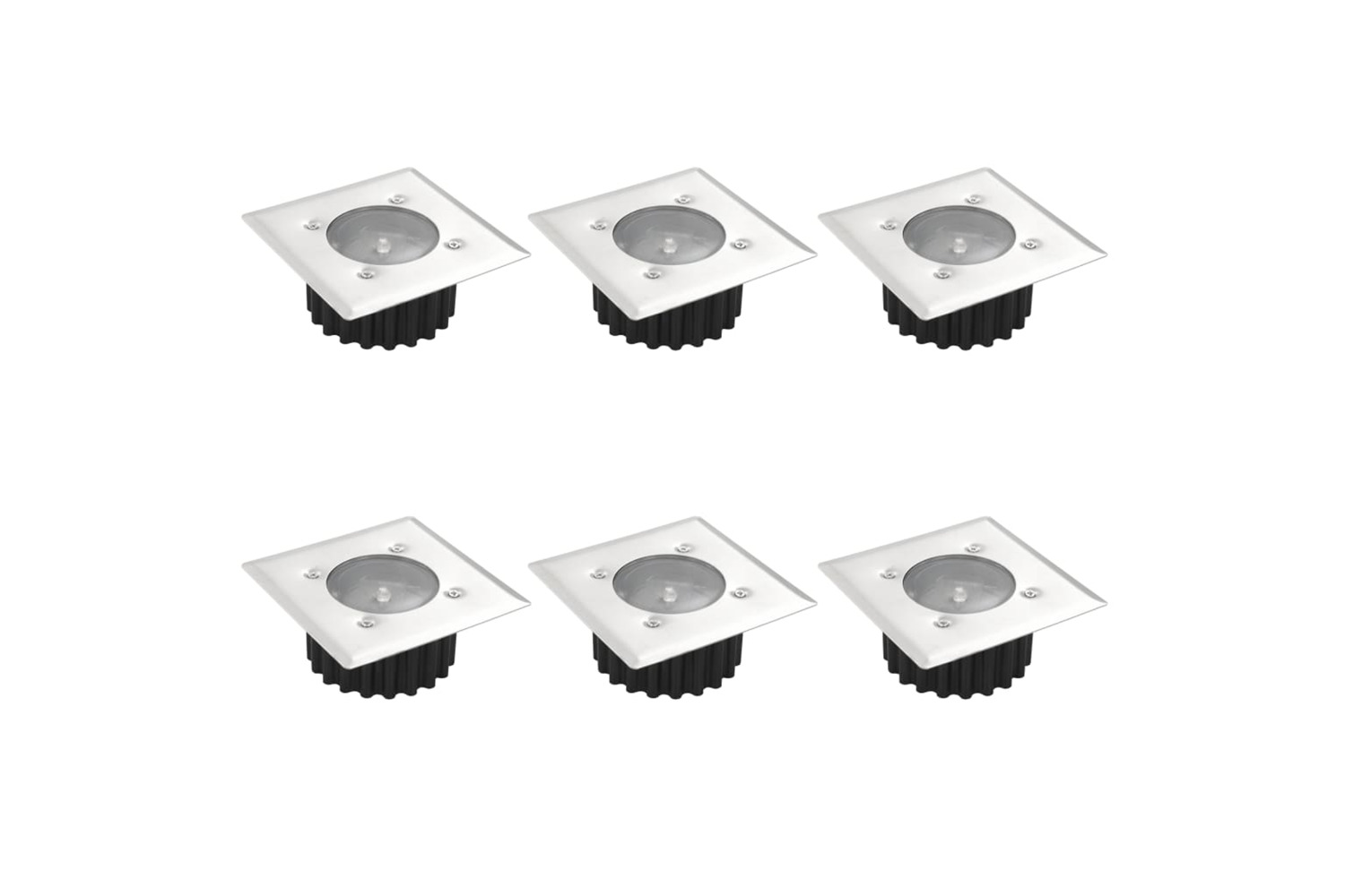 vidaXL 40760 Solar 6x Square Ground Spot