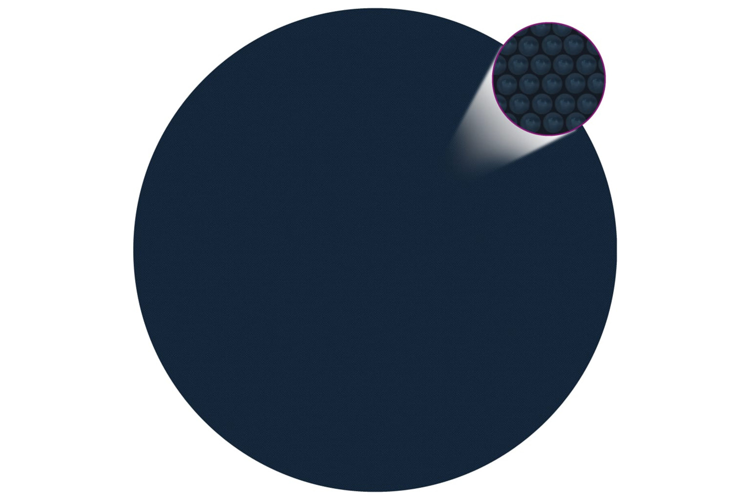 vidaXL 92978 Floating Pe Solar Pool Film 488cm Black And Blue