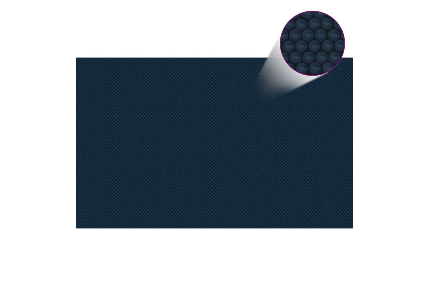 vidaXL 92981 Floating Pe Solar Pool Film 260x160cm Black And Blue
