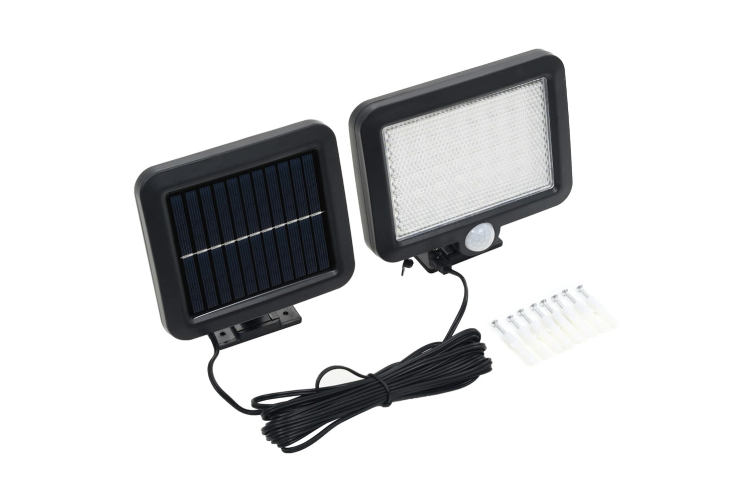 vidaXL 44410 Solar Lamp With Motion Sensor Led Lights White