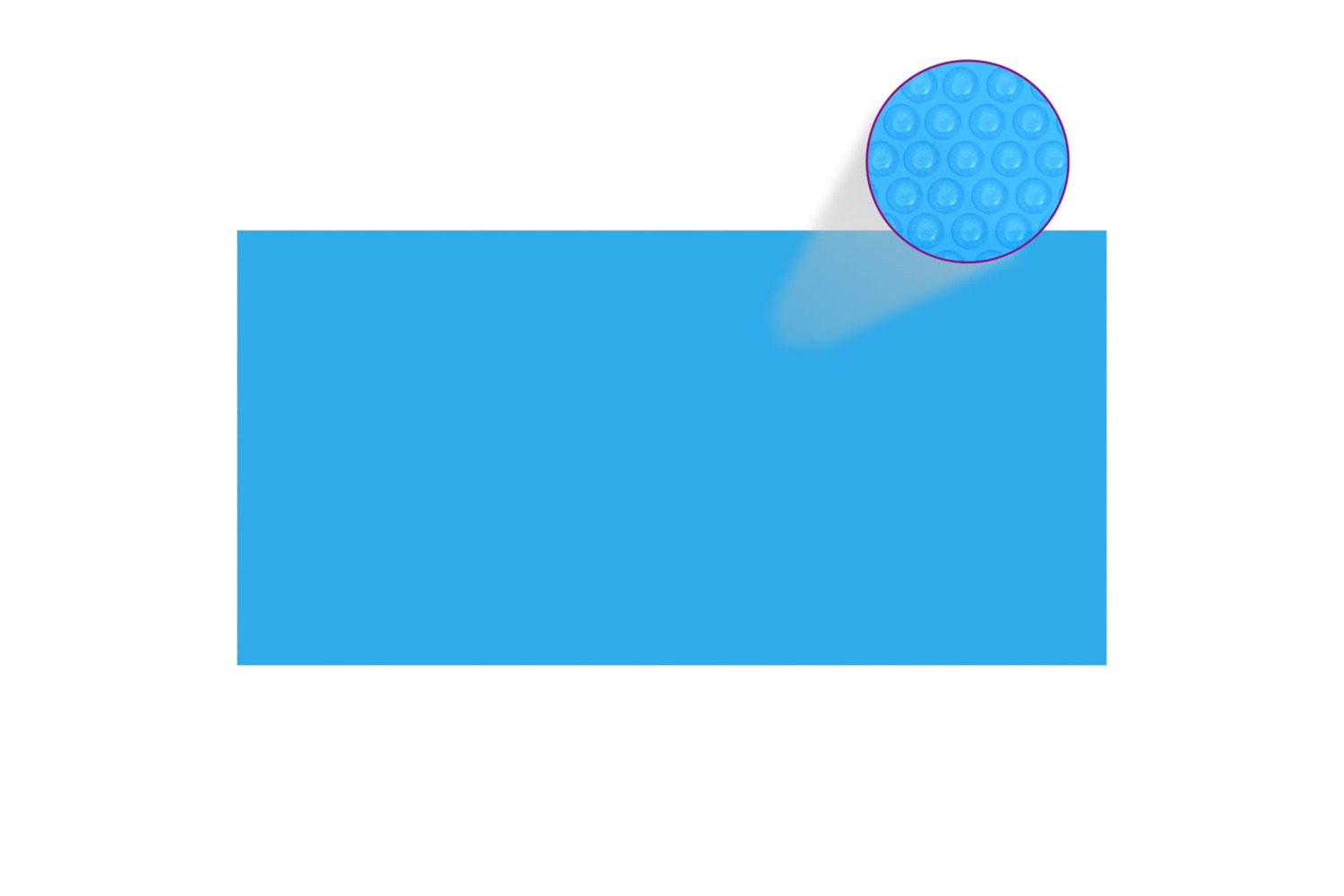 vidaXL 92148 Pool Cover Blue 400x200cm Pe