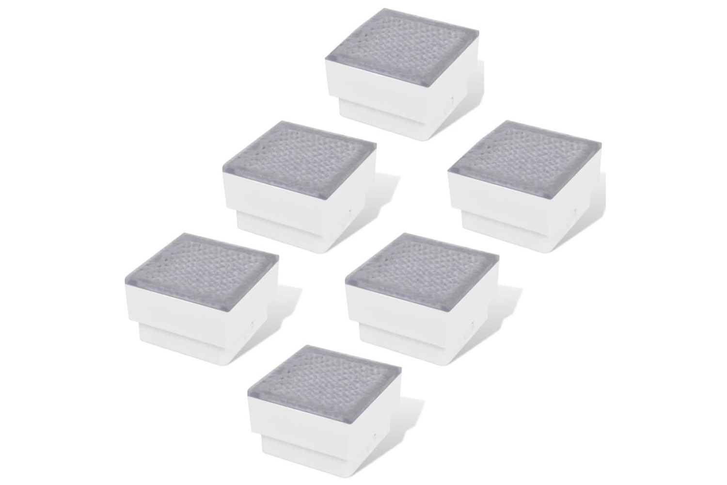 vidaXL 272491 Led Inground Lights 6 Pcs 100x100x68mm