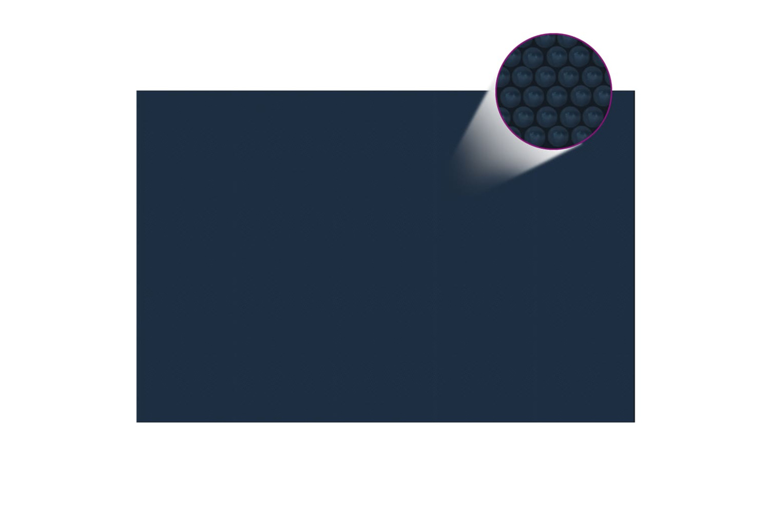 vidaXL 92968 Floating Pe Solar Pool Film 600x400cm Black And Blue