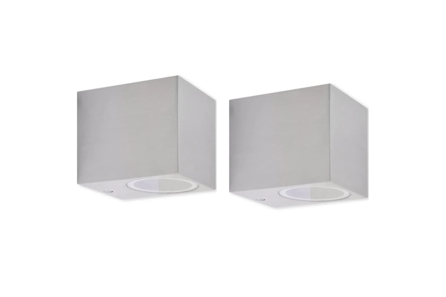 vidaXL 42224 Cube Outdoor Wall Lights 2 Pcs