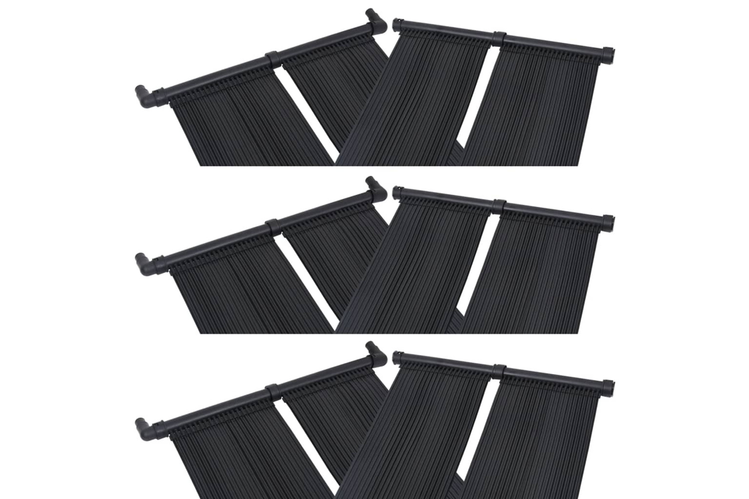 vidaXL 3079663 Solar Pool Heater Panel 6 Pcs 80x310cm