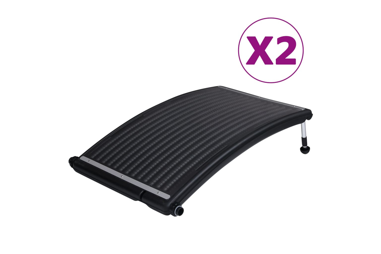 vidaXL 3059850 Curved Pool Solar Heating Panels 2 Pcs 110x65cm