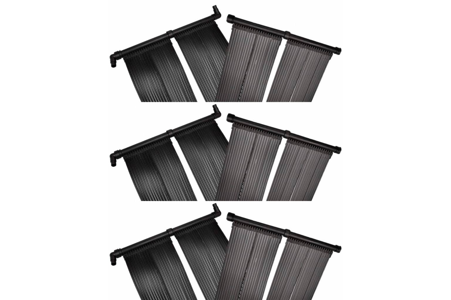 vidaXL 3079660 Solar Pool Heater Panel 6 Pcs 80x620cm
