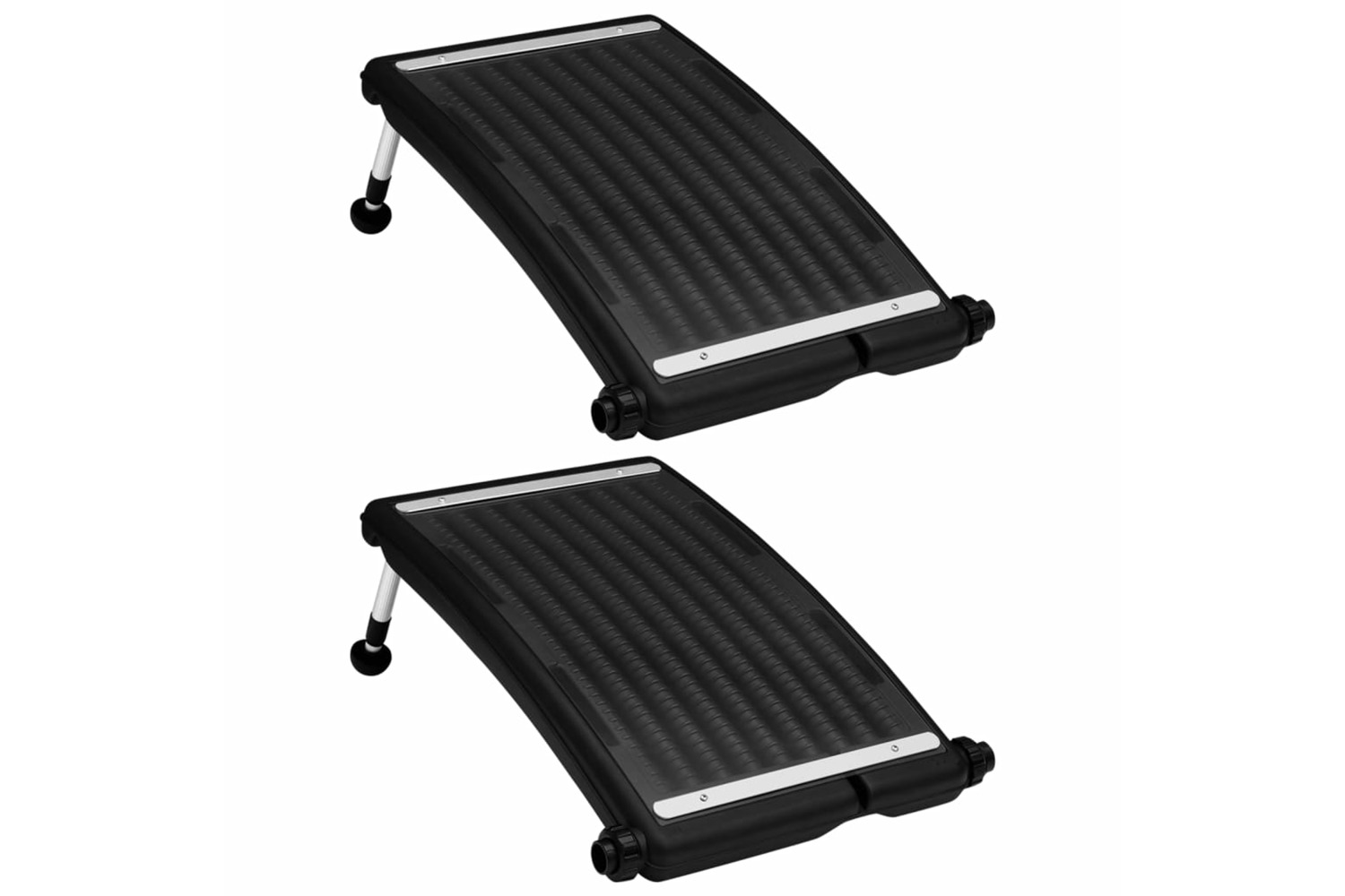 vidaXL 3095461 Curved Pool Solar Heating Panels 2 Pcs 72.5x46cm