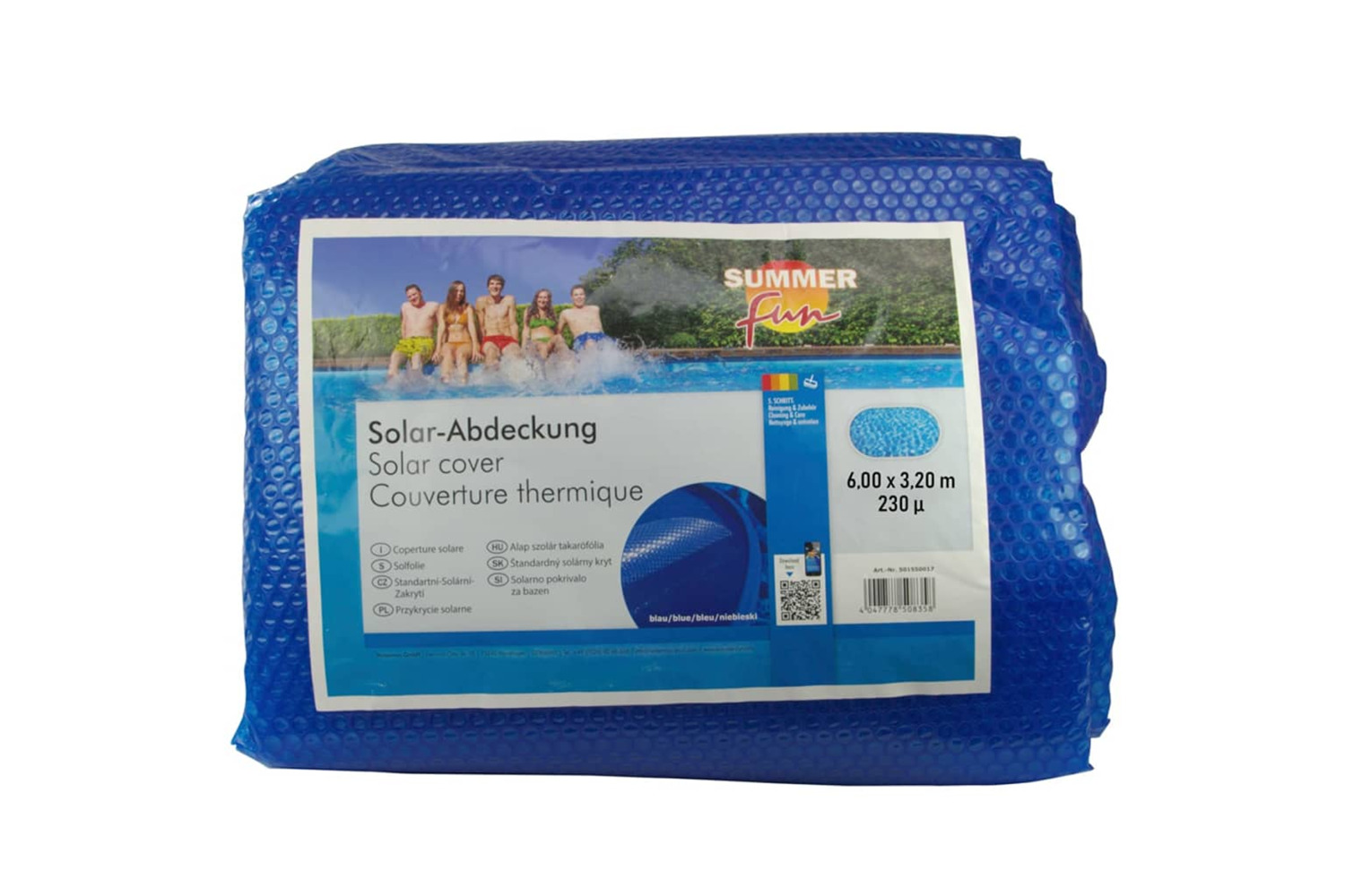Summer Fun 428939 Summer Pool Solar Cover Oval 600x320 Cm Pe Blue