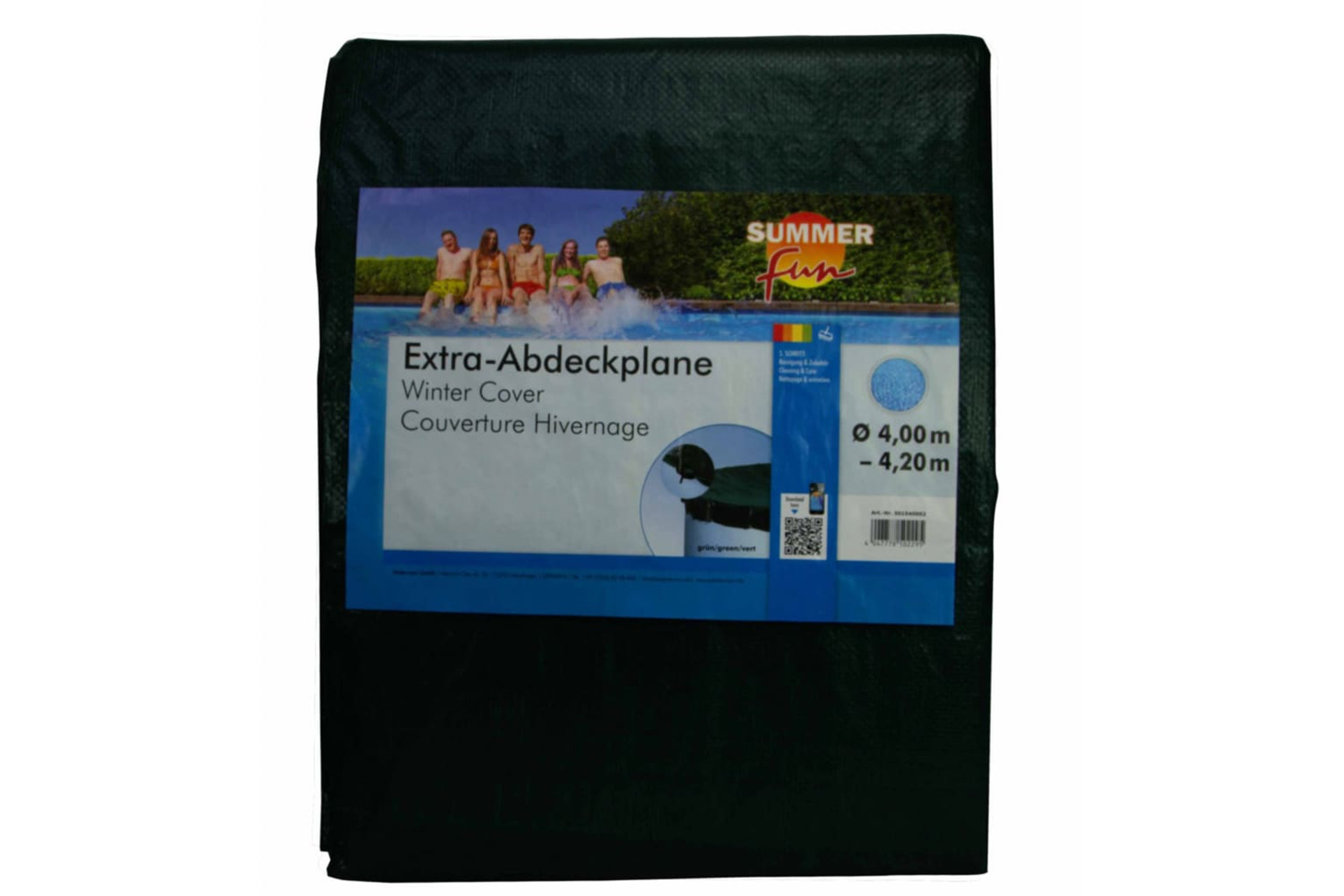 Summer Fun 426462 Winter Pool Cover Round 400-420 Cm Pvc Green