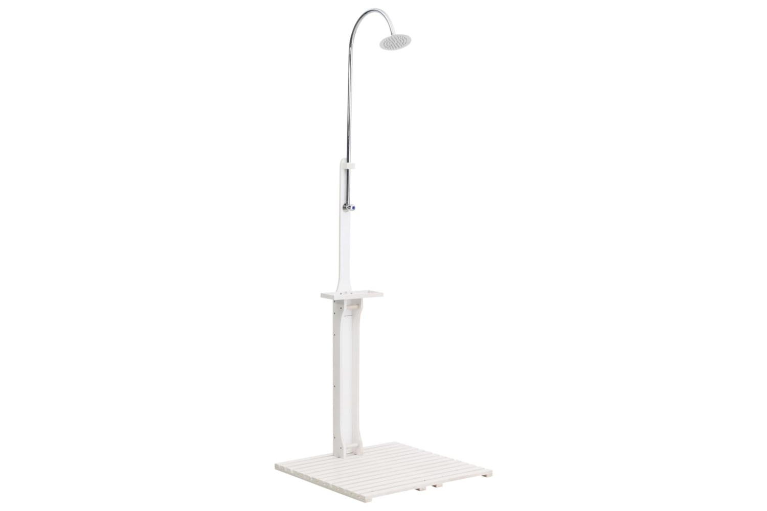 vidaXL 48207 Garden Shower White Wood