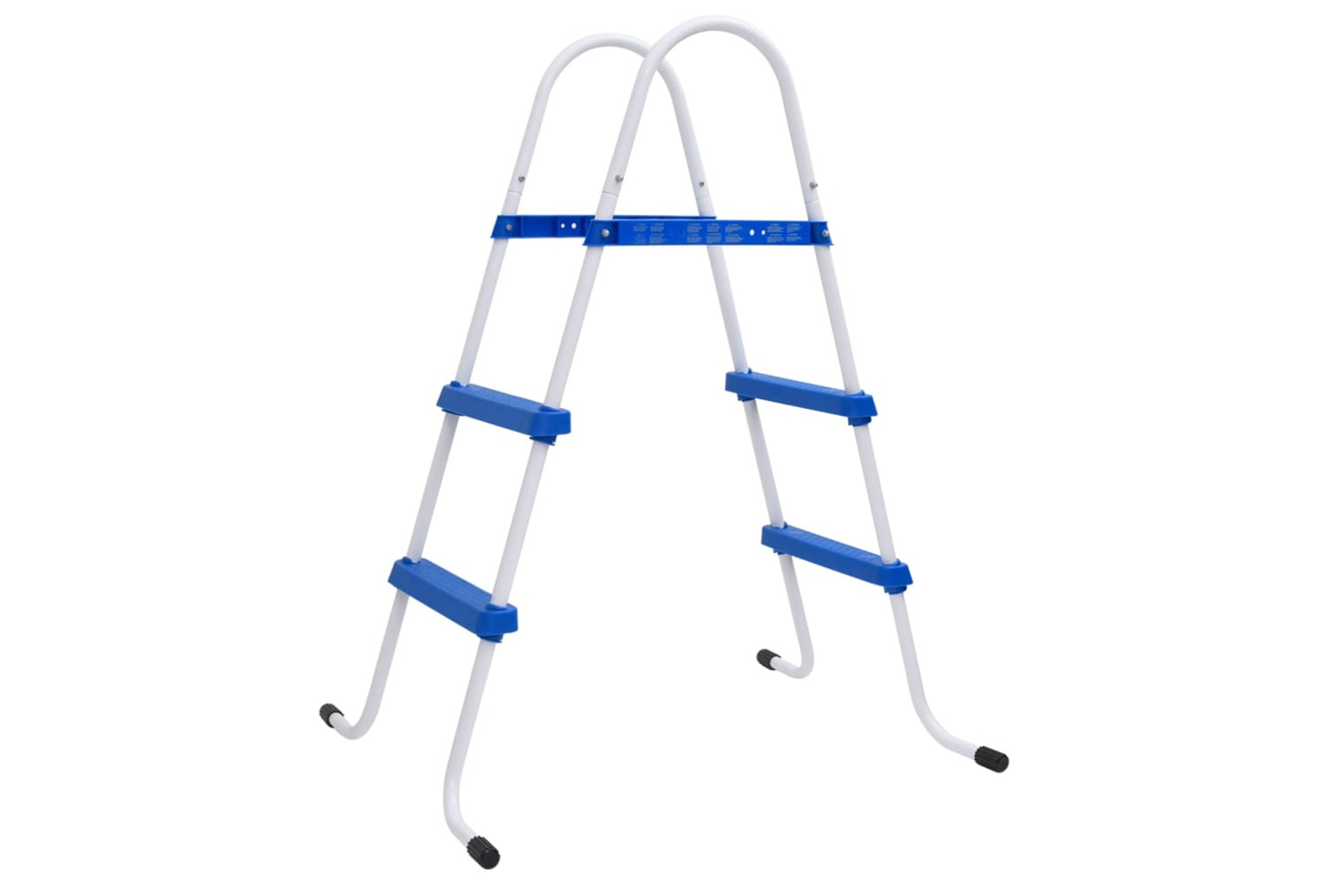vidaXL 93805 Pool Ladder Blue And White 84cm Steel
