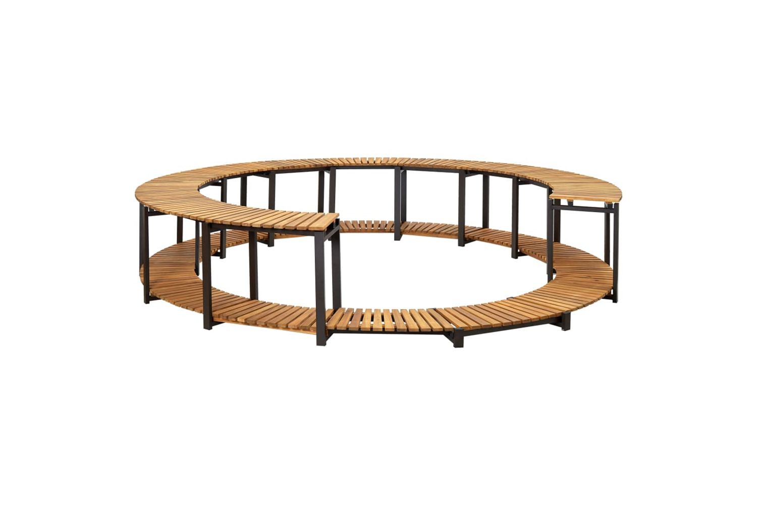 vidaXL 310091 Spa Surround 273x53cm Solid Acacia Wood
