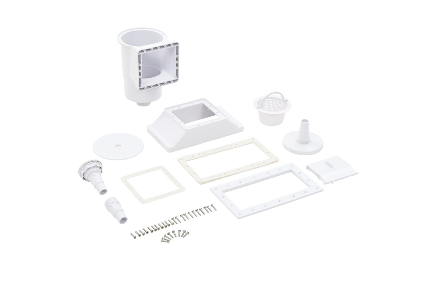 vidaXL 91735 11 Piece Wide-mouth Pool Skimmer 34.3x25x30.5cm