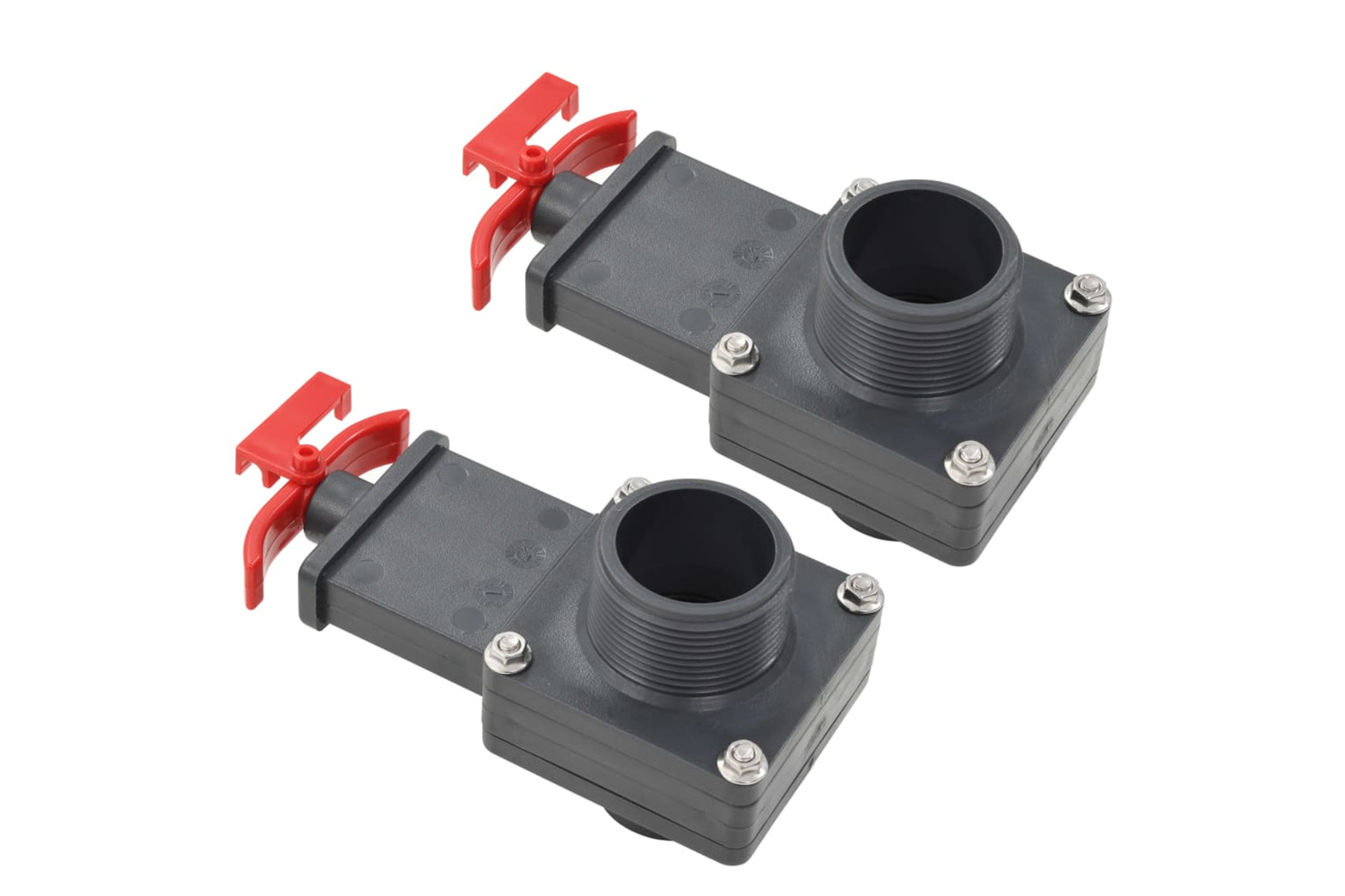 vidaXL 91744 Pool Gate Valve 2 Pcs 1.5"