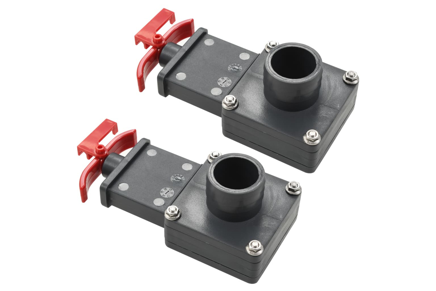 vidaXL 91746 Pool Gate Valve 2 Pcs 1.5"