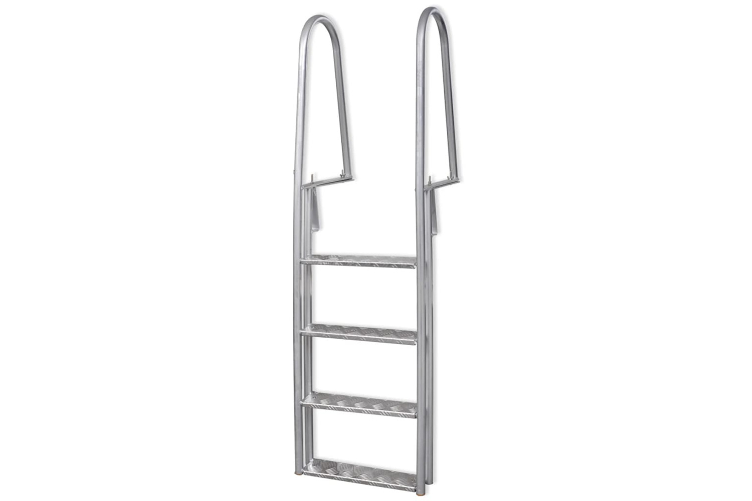 vidaXL 91197 4-step Dock/pool Ladder Aluminium 167cm