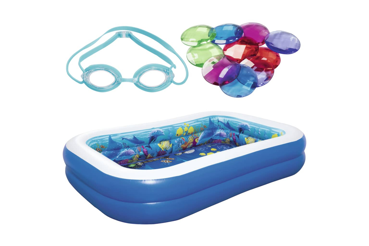Bestway 91250 Undersea Adventure Inflatable Pool 54177