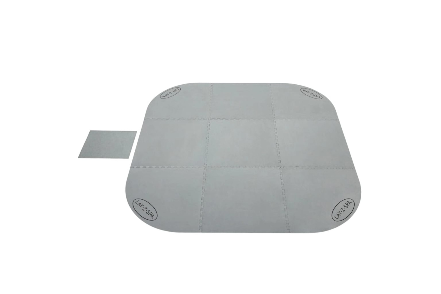 Lay-z-spa 434629 Pool Floor Protector Grey 216x216 Cm 10 Pcs