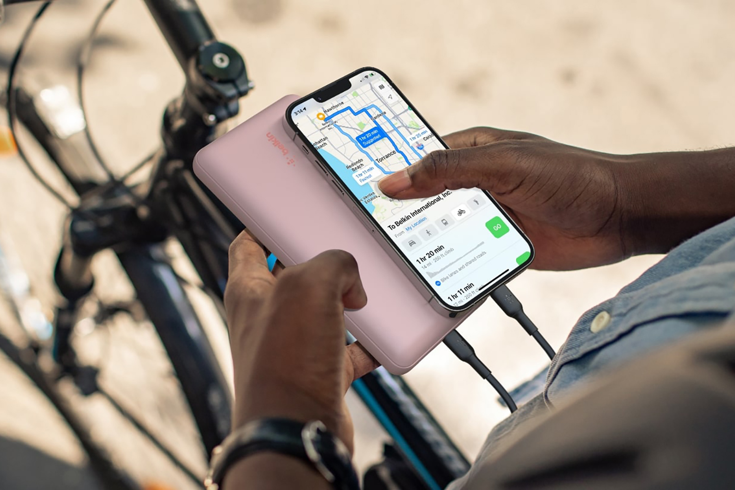 Belkin 20,000mAh Boost Charge Power Bank | Pink