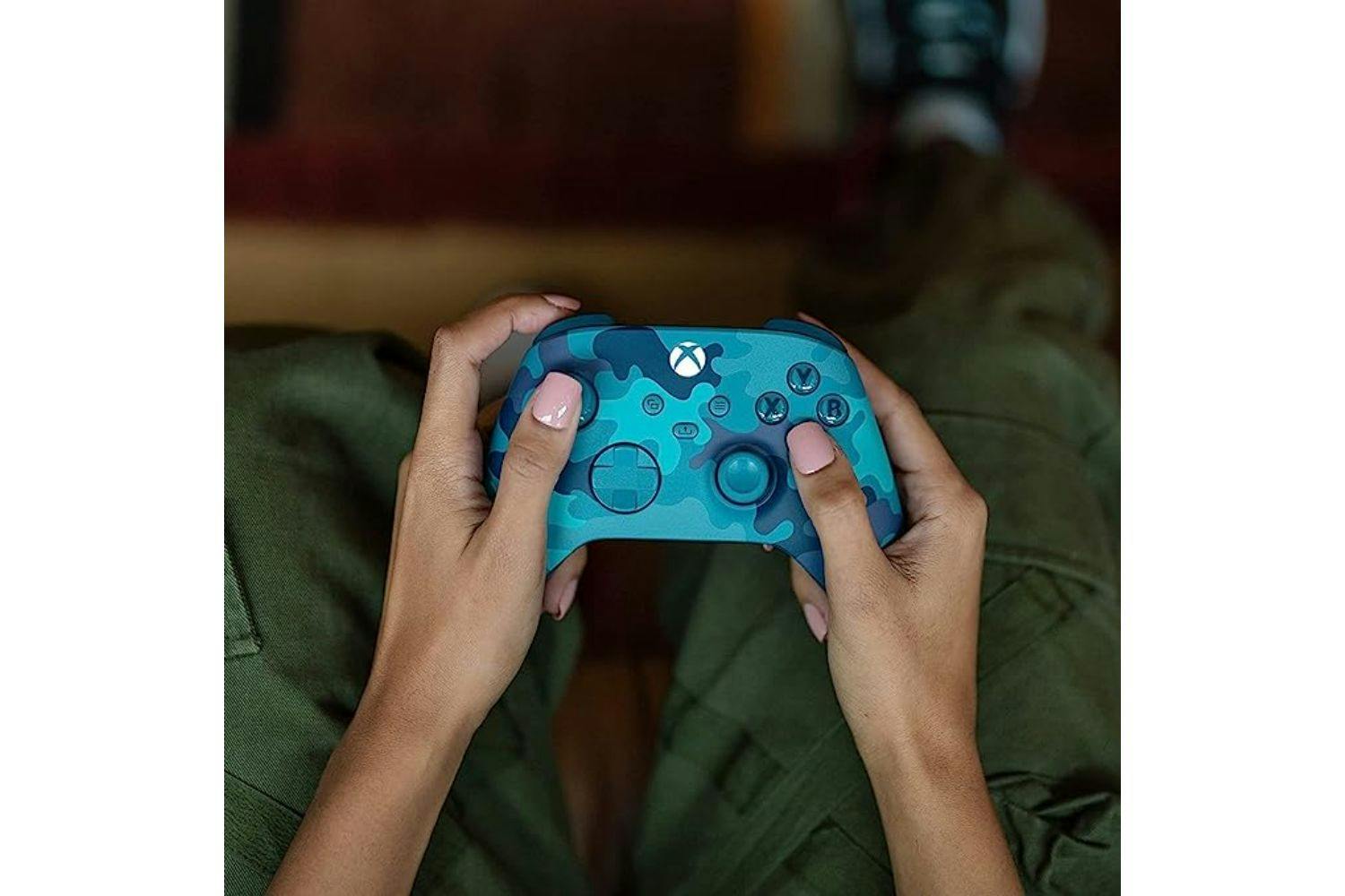 Xbox Wireless Controller Mineral Camo | Blue